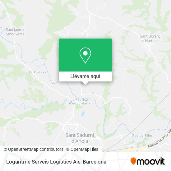 Mapa Logaritme Serveis Logistics Aie