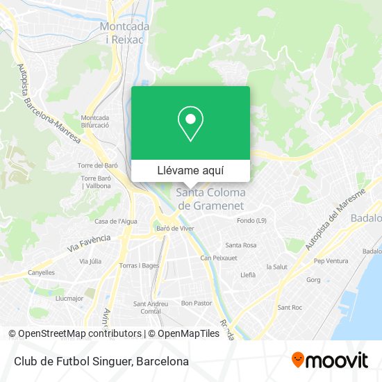 Mapa Club de Futbol Singuer