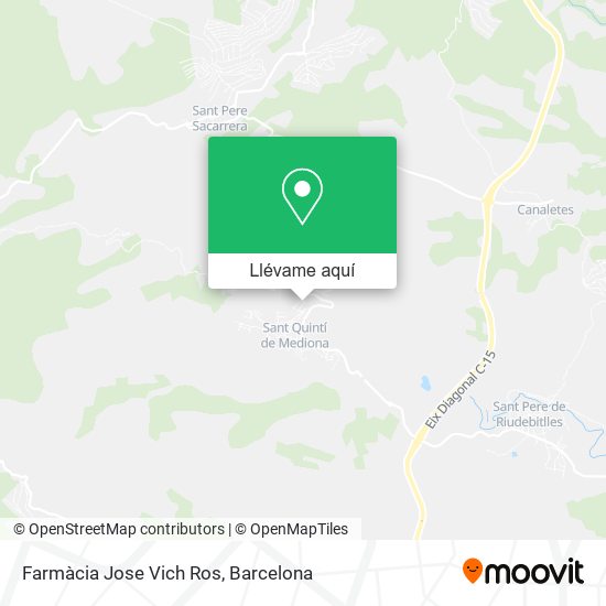 Mapa Farmàcia Jose Vich Ros