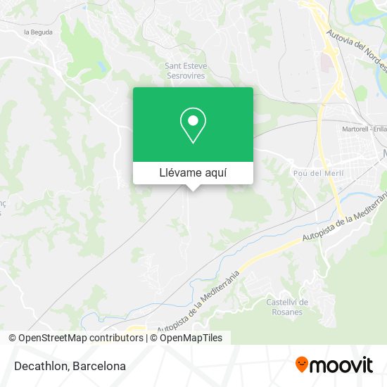 Mapa Decathlon