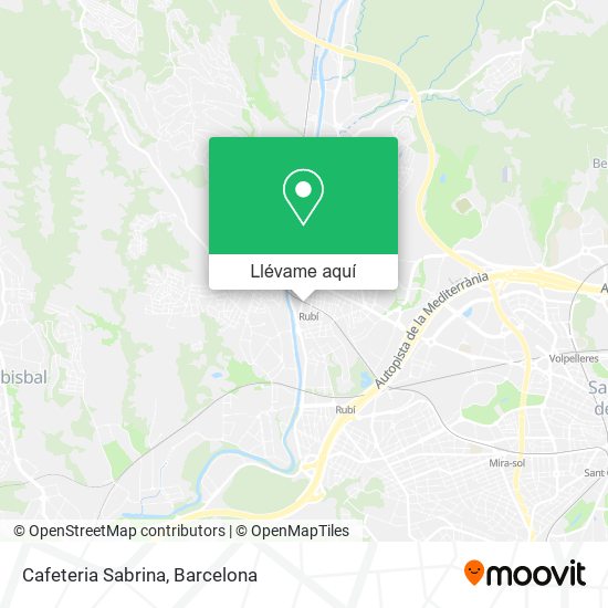 Mapa Cafeteria Sabrina