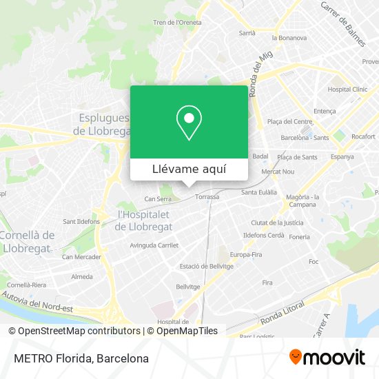 Mapa METRO Florida
