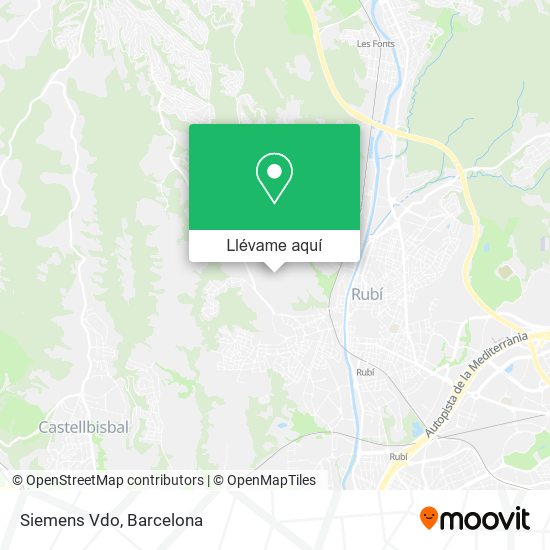 Mapa Siemens Vdo