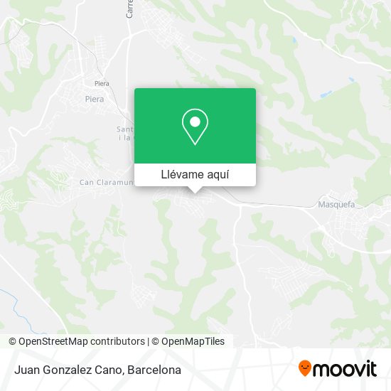 Mapa Juan Gonzalez Cano