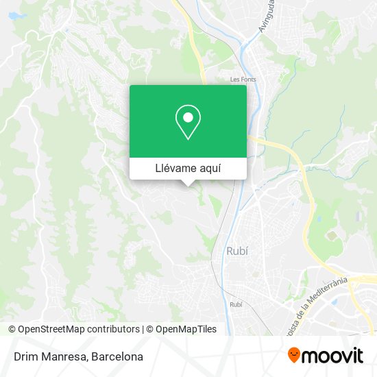 Mapa Drim Manresa