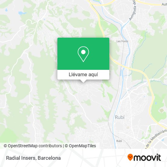Mapa Radial Insers