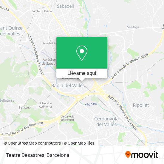 Mapa Teatre Desastres