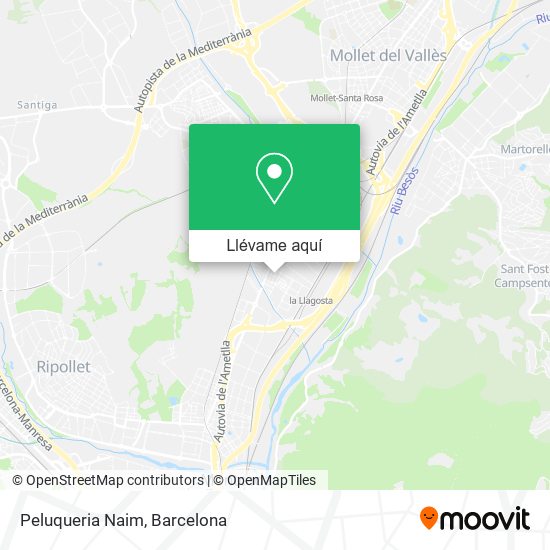 Mapa Peluqueria Naim