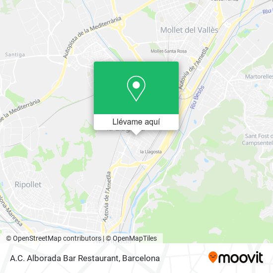 Mapa A.C. Alborada Bar Restaurant