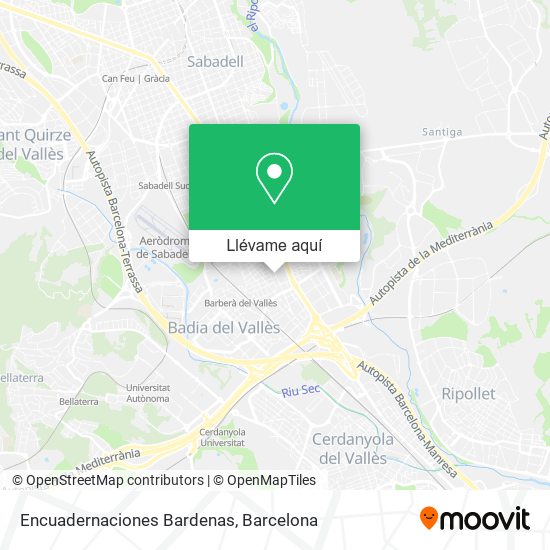 Mapa Encuadernaciones Bardenas