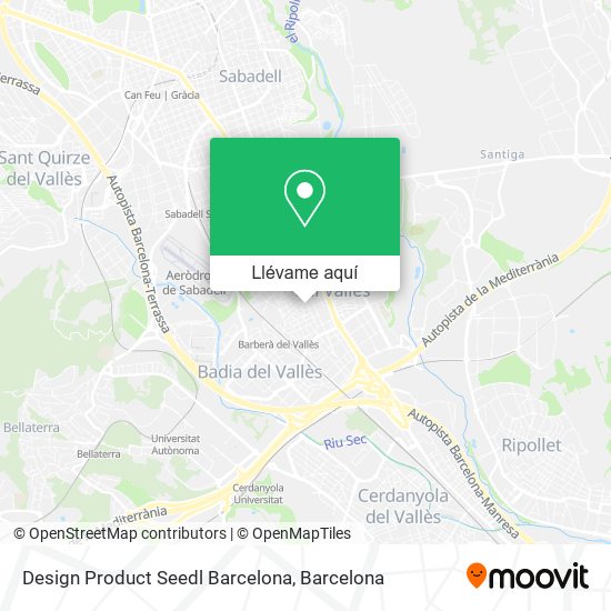 Mapa Design Product Seedl Barcelona