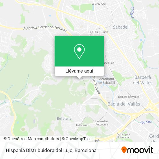 Mapa Hispania Distribuidora del Lujo