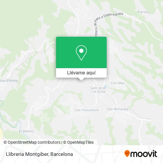 Mapa Llibreria Montgiber