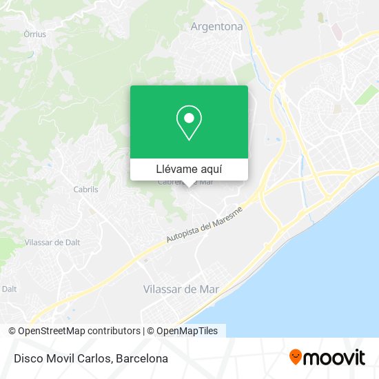 Mapa Disco Movil Carlos