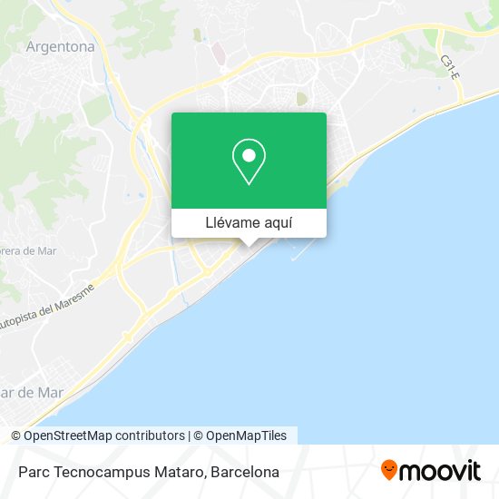 Mapa Parc Tecnocampus Mataro