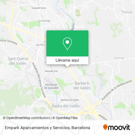 Mapa Empark Aparcamientos y Servicios