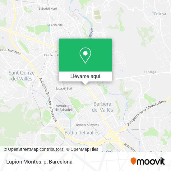 Mapa Lupion Montes, p