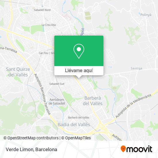 Mapa Verde Limon