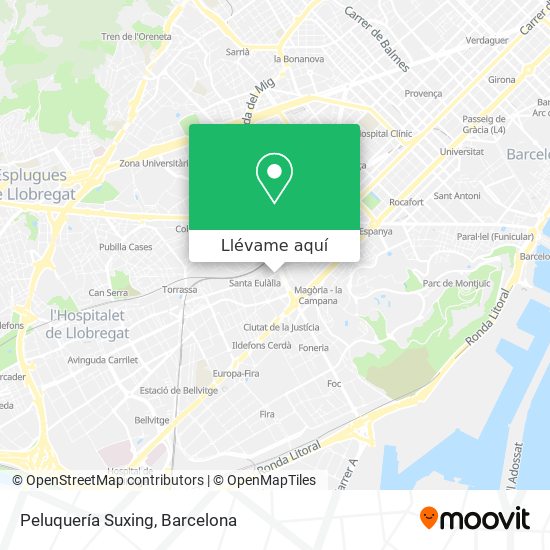 Mapa Peluquería Suxing