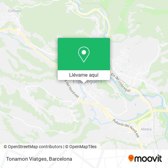 Mapa Tonamon Viatges