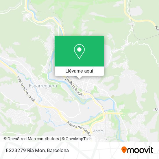 Mapa ES23279 Ria Mon