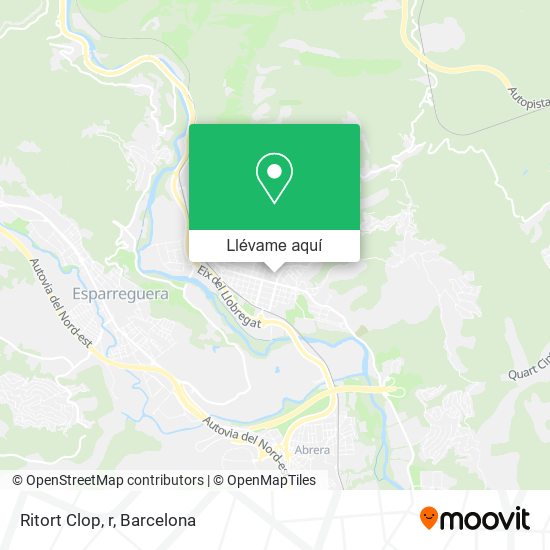 Mapa Ritort Clop, r