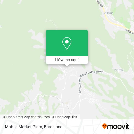 Mapa Mobile Market Piera