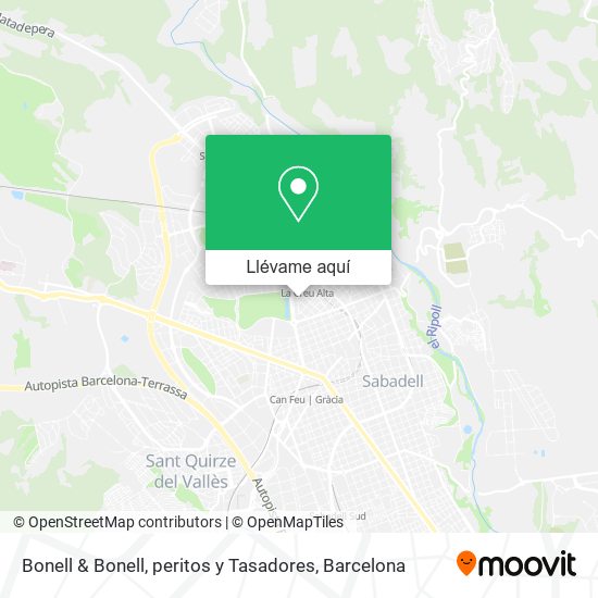 Mapa Bonell & Bonell, peritos y Tasadores