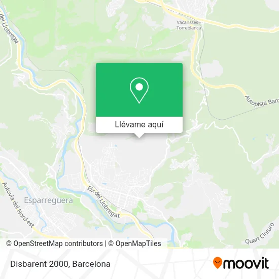 Mapa Disbarent 2000