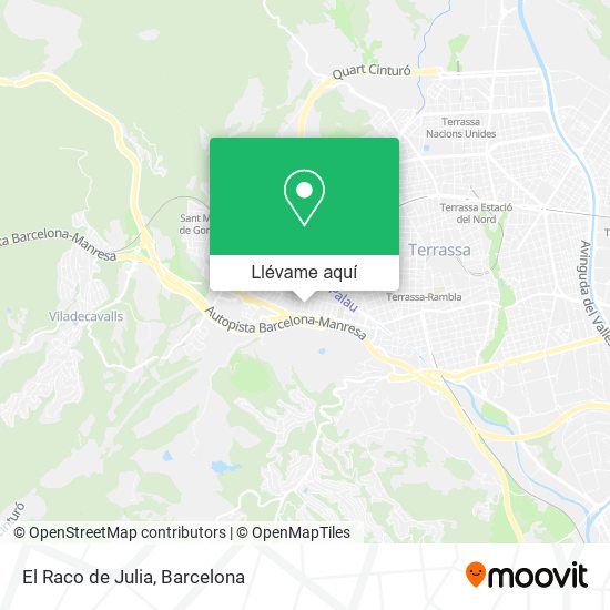 Mapa El Raco de Julia