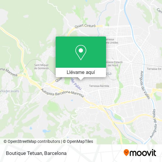 Mapa Boutique Tetuan