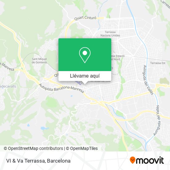Mapa VI & Va Terrassa