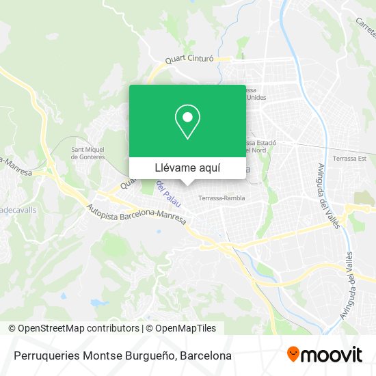 Mapa Perruqueries Montse Burgueño