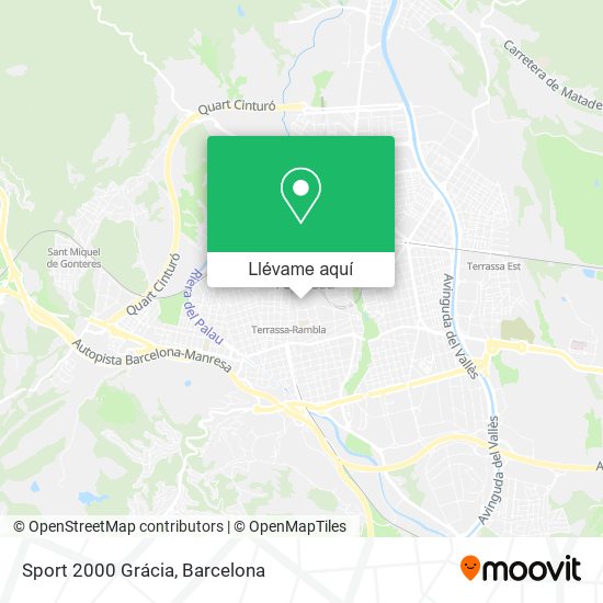 Mapa Sport 2000 Grácia