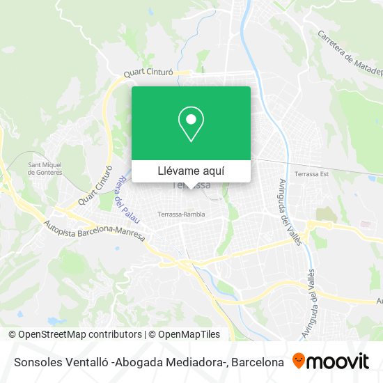 Mapa Sonsoles Ventalló -Abogada Mediadora-