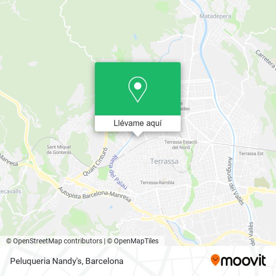 Mapa Peluqueria Nandy's