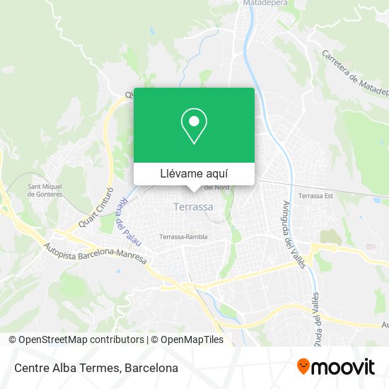 Mapa Centre Alba Termes