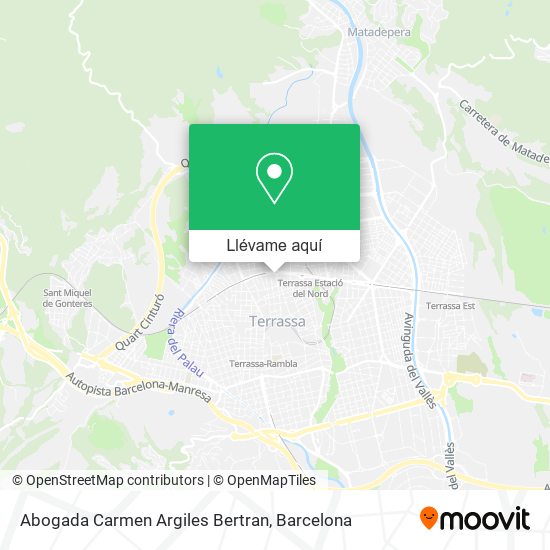 Mapa Abogada Carmen Argiles Bertran