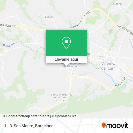 Mapa U. D. San Mauro
