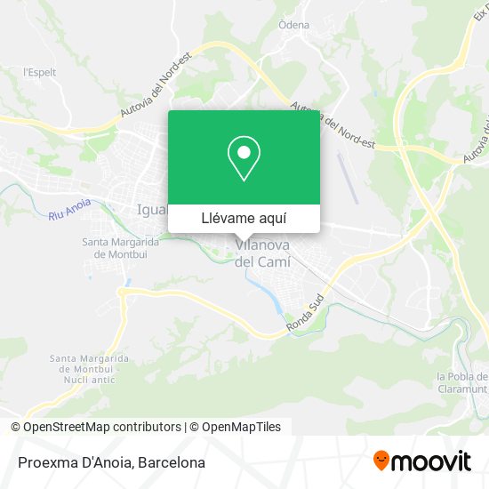 Mapa Proexma D'Anoia