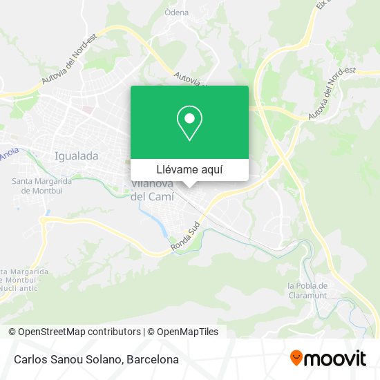 Mapa Carlos Sanou Solano