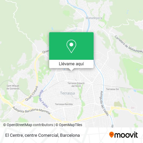 Mapa El Centre, centre Comercial