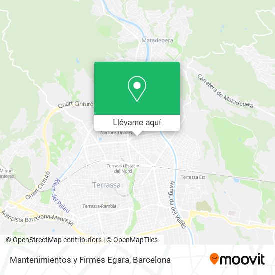 Mapa Mantenimientos y Firmes Egara