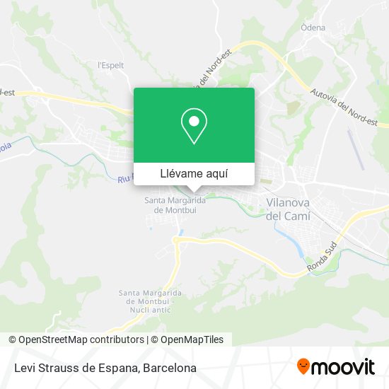 Mapa Levi Strauss de Espana