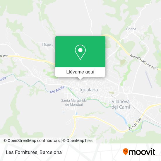 Mapa Les Fornitures