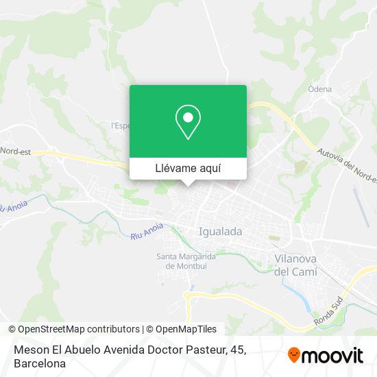 Mapa Meson El Abuelo Avenida Doctor Pasteur, 45