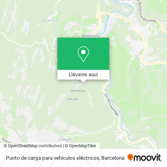 Mapa Punto de carga para vehículos eléctricos