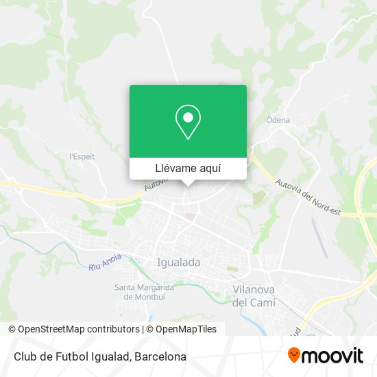 Mapa Club de Futbol Igualad