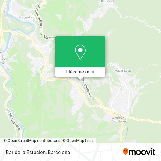 Mapa Bar de la Estacion