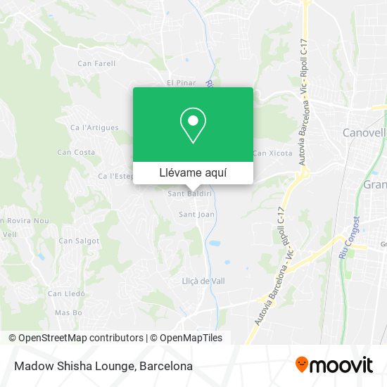 Mapa Madow Shisha Lounge